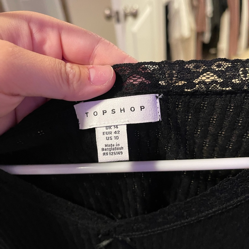 Topshop Lacey Baby Tee - Picture 3 of 5